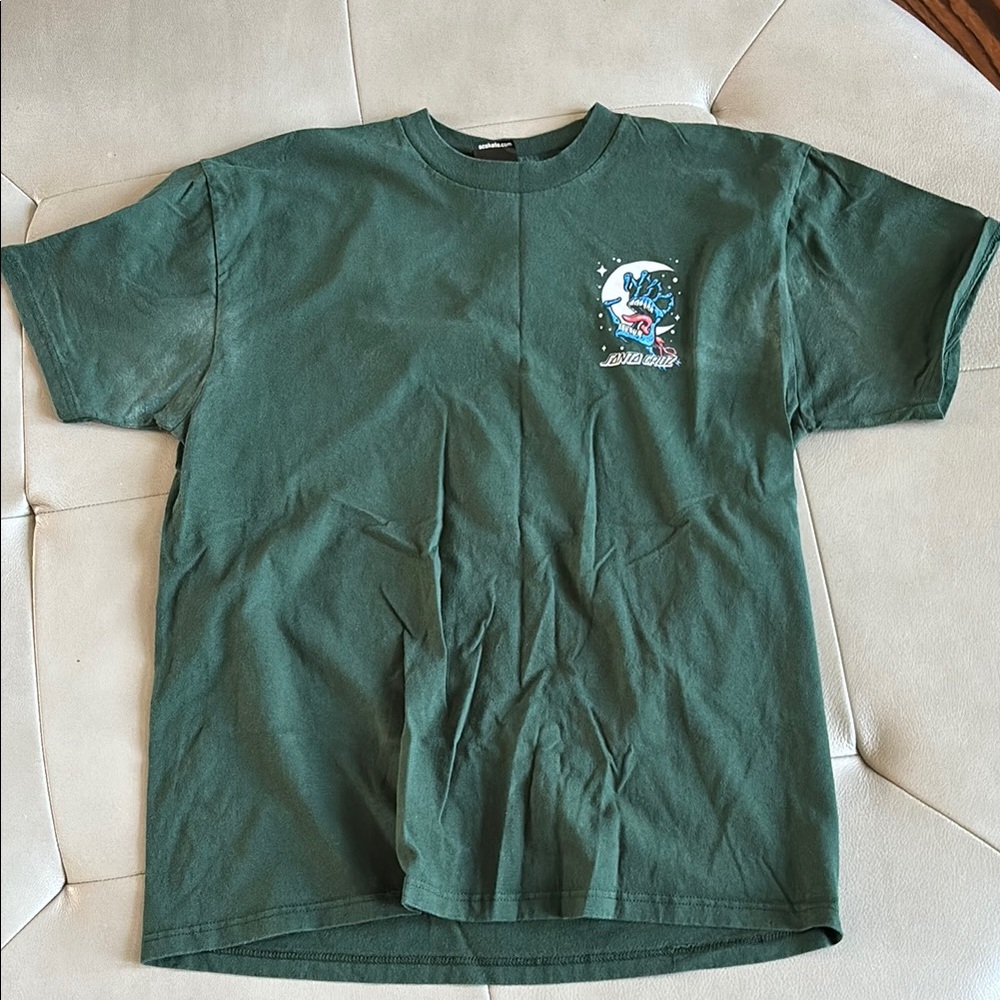 Santa Cruz Skateboards Green Men's Shirt